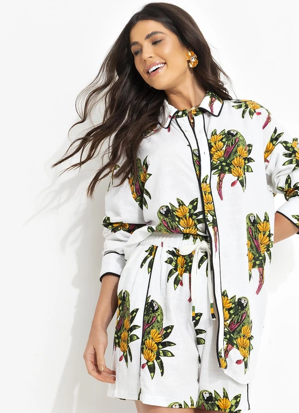 Farm - Camisa Uni Rio Maracanã Off White 7