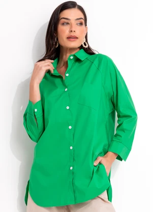 Quintess - Camisa Verde em Alfaiataria - QUINTESS