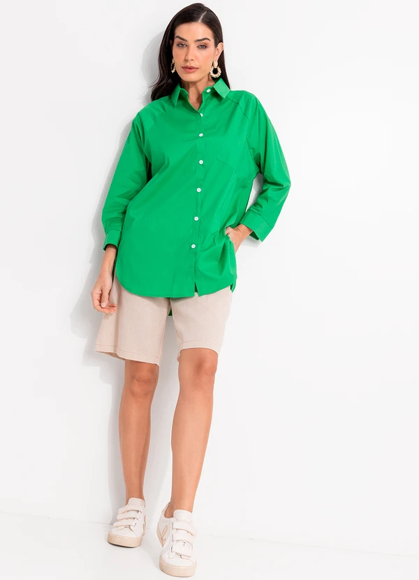 Quintess - Camisa Verde em Alfaiataria 3