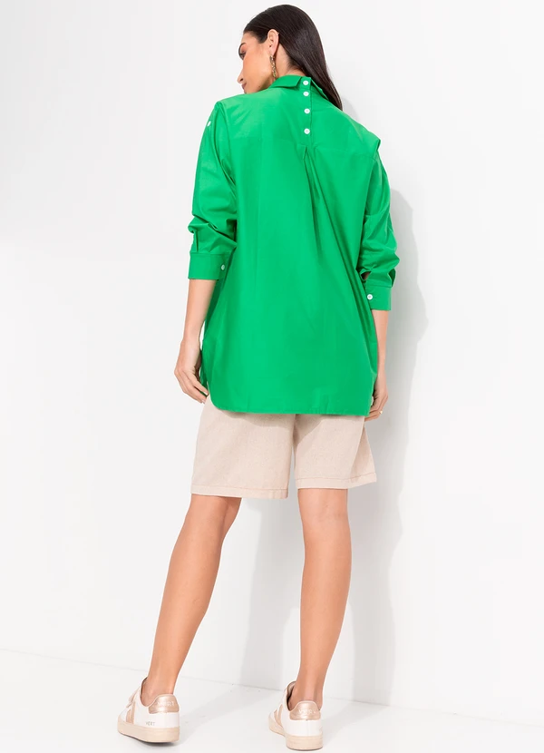 Quintess - Camisa Verde em Alfaiataria 5