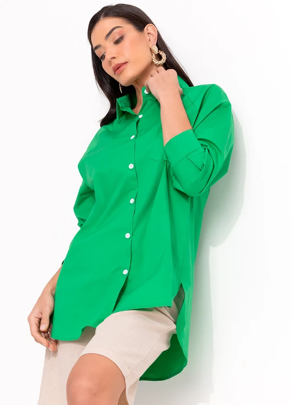 Quintess - Camisa Verde em Alfaiataria 6