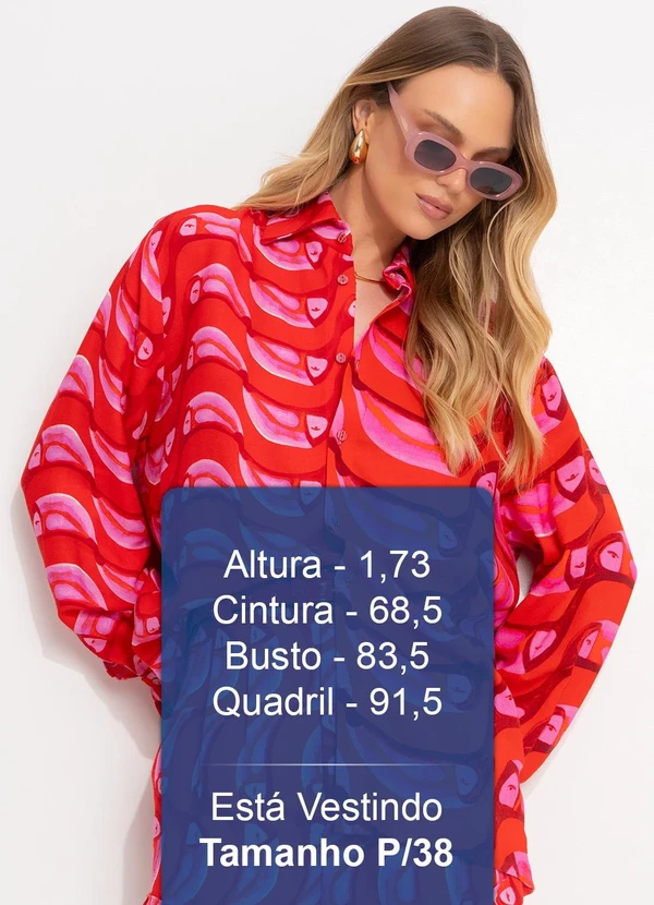 Farm - Camisa Viscolinho Vermelho 5