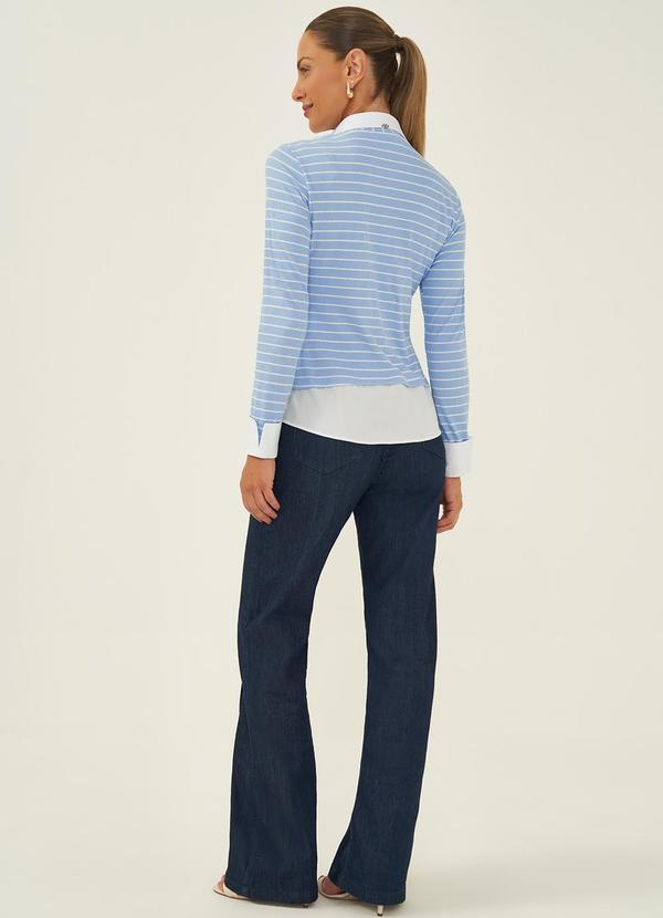 Principessa - Suéter Camisa Listrada Nalva Azul 6
