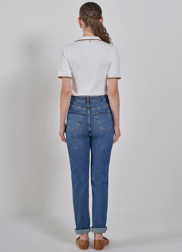 Principessa - Blusa Polo de Malha Canelada Off White Driana Branco 4