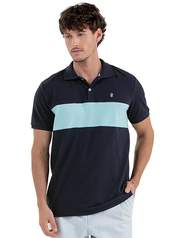 Rezzato - Camisa Mini-Me Tee Adulto Masculino Azul