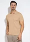 Exco - Camisa Polo em Algodão Preto - variação: Bege