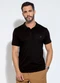 Exco - Camisa Polo em Algodão Preto - variação: Preto
