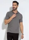 Exco - Camisa Polo em Canelado Azul - variação: Cinza