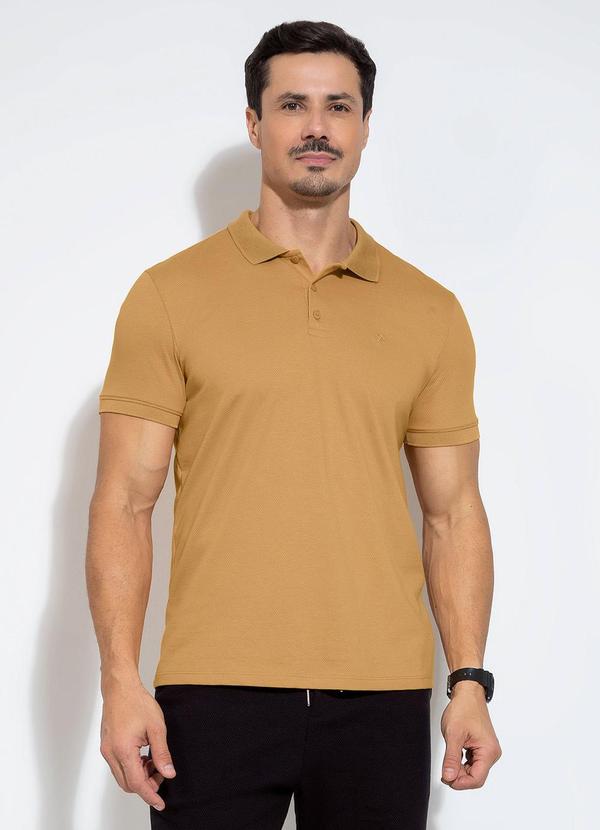 Exco - Camisa Polo em Malha Bege
