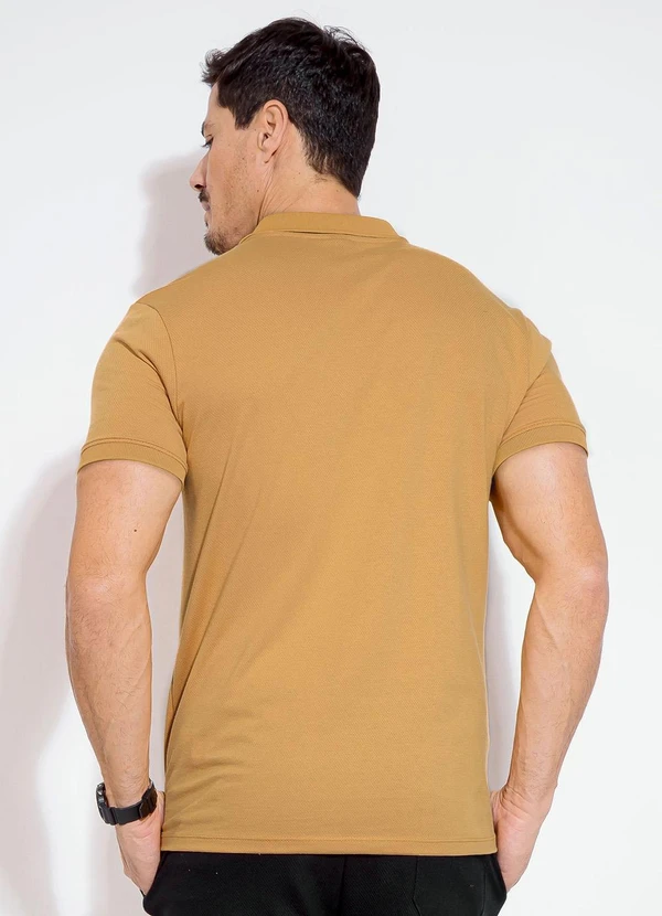 Exco - Camisa Polo em Malha Bege 2