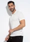 Exco - Camisa Polo em Malha Texturizada Preto - variação: Branco