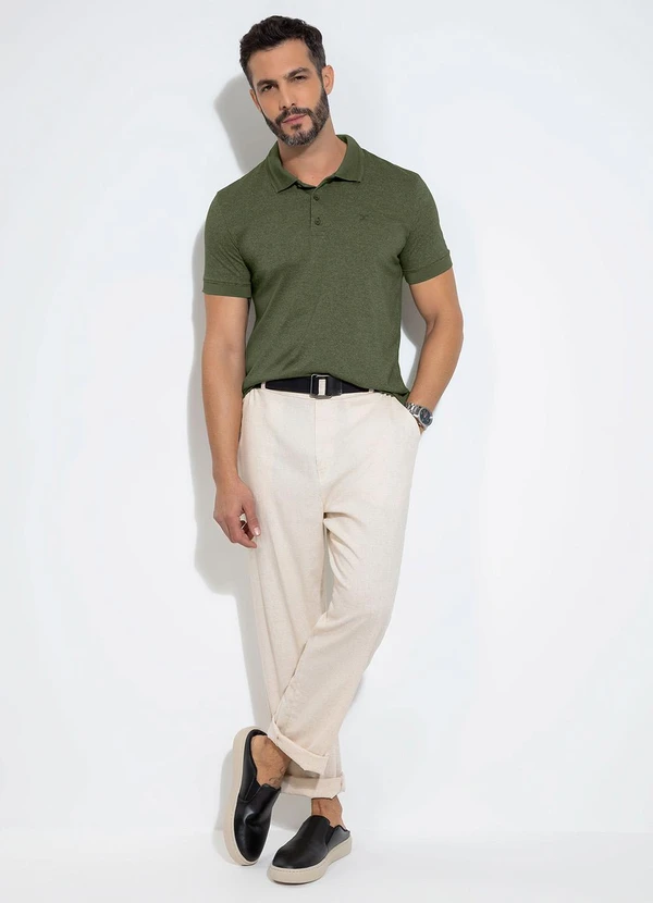 Exco - Camisa Polo em Malha Verde 3