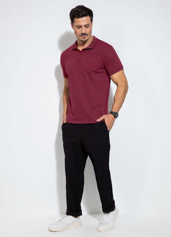 Exco - Camisa Polo em Malha Vermelho 3