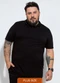 Exco - Camisa Polo Plus em Piquet Preto - variação: Preto