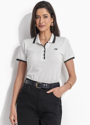 Colcci Jeans - Polo Cj Off White - COLCCI JEANS