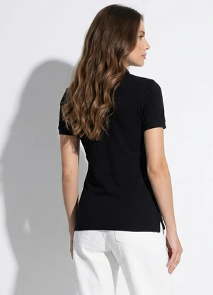 Colcci - Polo em Algodão Preto - COLCCI