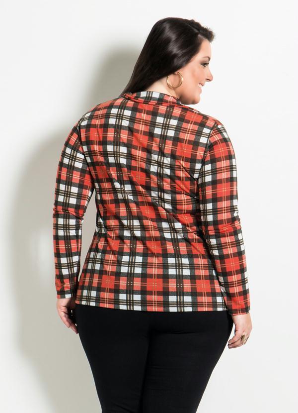 Marguerite - Camisa Xadrez Plus Size 2