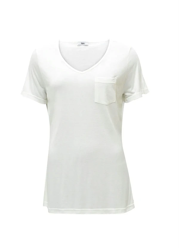 bonprix - T-Shirt Básica Branca 8