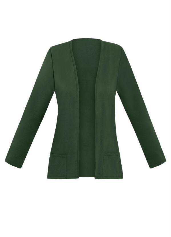 Outlet - Blazer Moletinho Verde Musgo com Bolsos Frontais 8