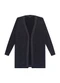 Enfim - Cardigan Alongado em Tricot Lurex Preto - variação: Preto