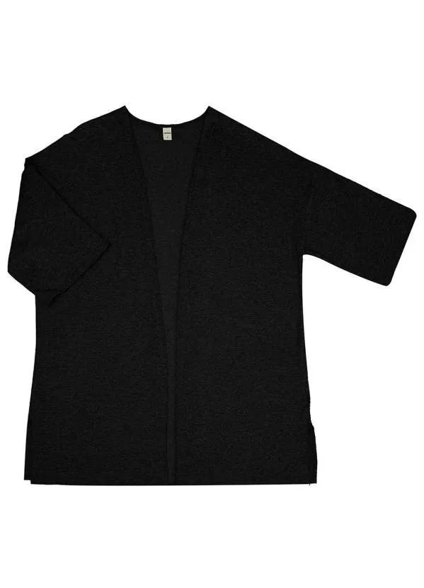 Rovitex - Cardigan Alongado Preto 3