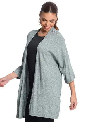 Rovitex - Cardigan Alongado Verde - ROVITEX