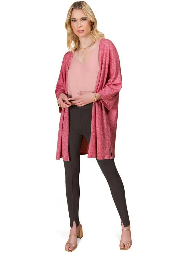 Rovitex - Cardigan Alongado Vermelho 2