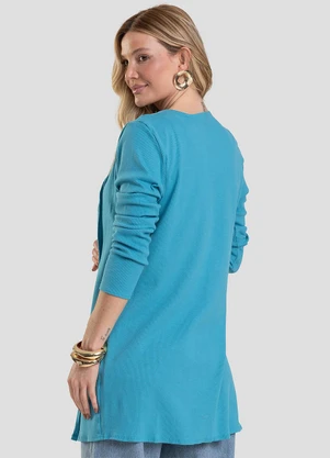 Infinita Cor - Cardigan Azul - INFINITA COR