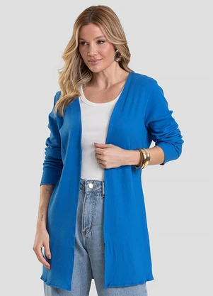 Infinita Cor - Cardigan Azul - INFINITA COR
