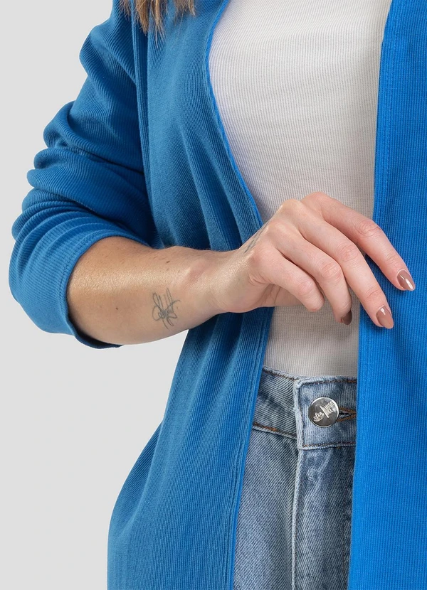 Infinita Cor - Cardigan Azul 4