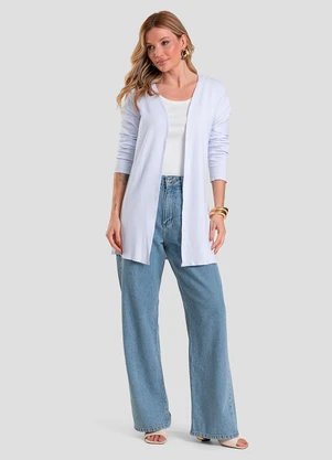 Infinita Cor - Cardigan Branco - INFINITA COR