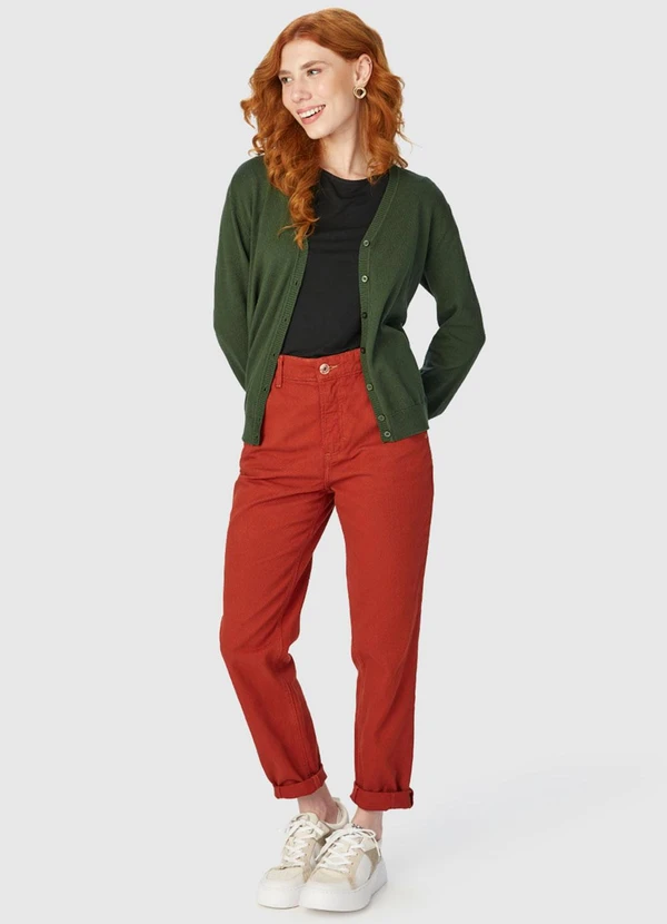 Malwee - Cardigan Feminino em Tricô Verde 4
