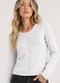 Infinita Cor - Cardigan Feminino em Tricot Vermelho - variação: Branco