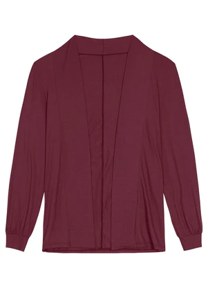 Malwee - Cardigan Feminino em Viscose Stretch Roxo - MALWEE