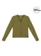 Marialícia - Cardigan Feminino Malha Tricô Clássico Verde - variação: Verde