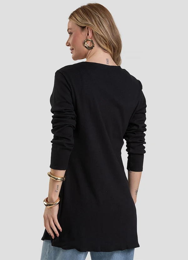 Infinita Cor - Cardigan Preto 2