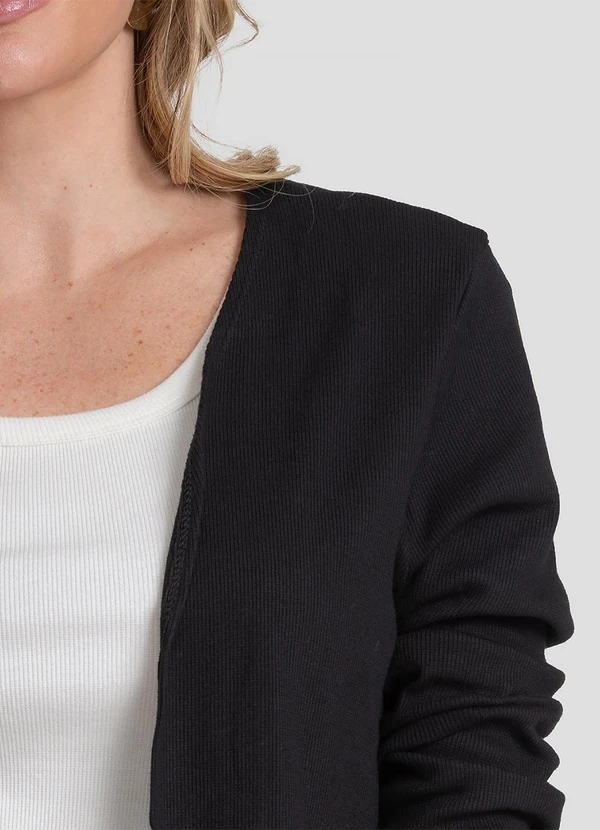 Infinita Cor - Cardigan Preto 4