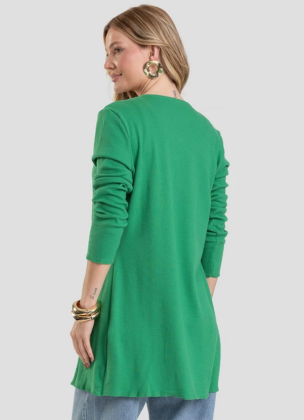 Infinita Cor - Cardigan Verde 2