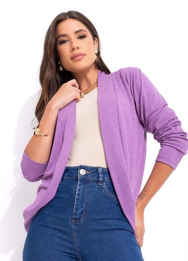 Bimini - Casaco Lilás em Poliviscose