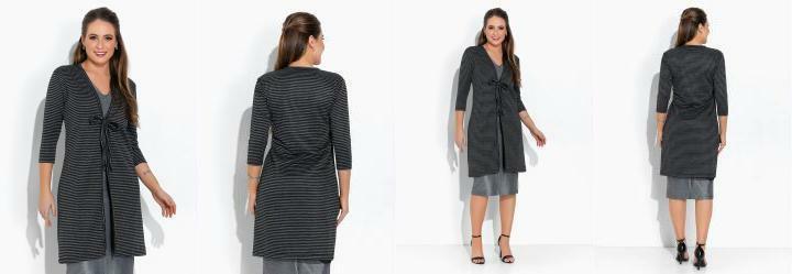 Casaco Listras com Amarrao