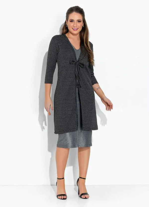 Rosalie - Casaco Listras com Amarração 3