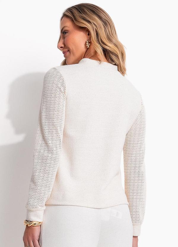 Quintess - Casaco Natural em Moletinho 2