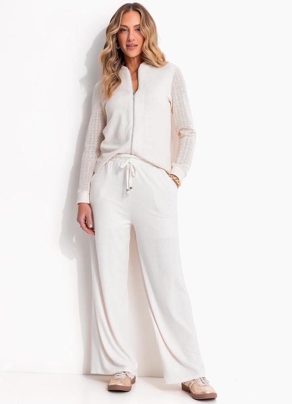 Quintess - Casaco Natural em Moletinho 3