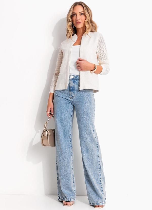 Quintess - Casaco Natural em Moletinho 7