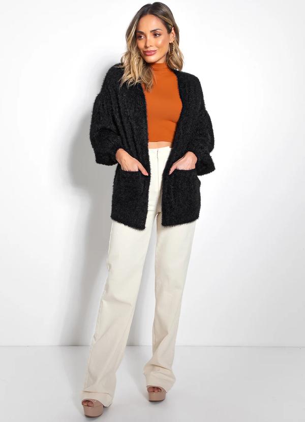 Farm - Casaco Pelinho com Bolso 4