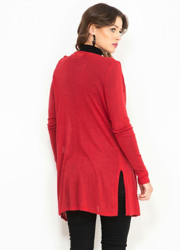 Maria Filó - Casaco Tricot Leve Vermelho 2