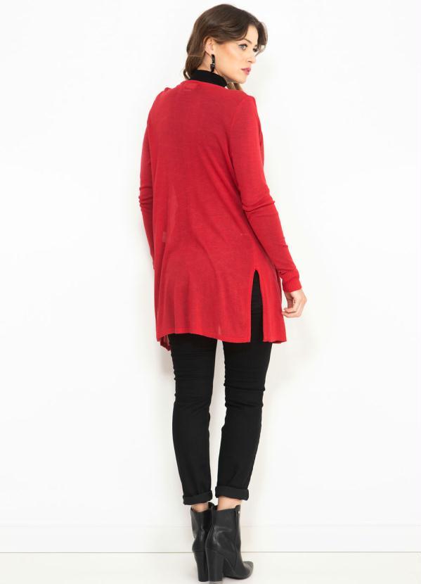 Maria Filó - Casaco Tricot Leve Vermelho 4