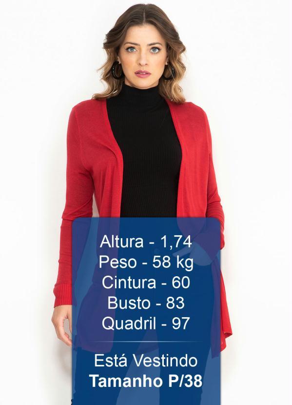 Maria Filó - Casaco Tricot Leve Vermelho 5
