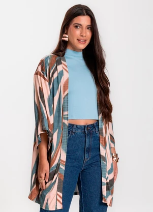 Select - Kimono Feminino Azul - SELECT