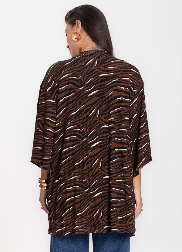 Select - Kimono Feminino Marrom 2